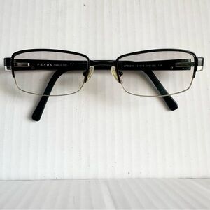 Prada Black Rectangular Eyeglasses